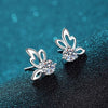 1 Carat Moissanite Butterfly Shape Earrings - Carbone's Marketplace