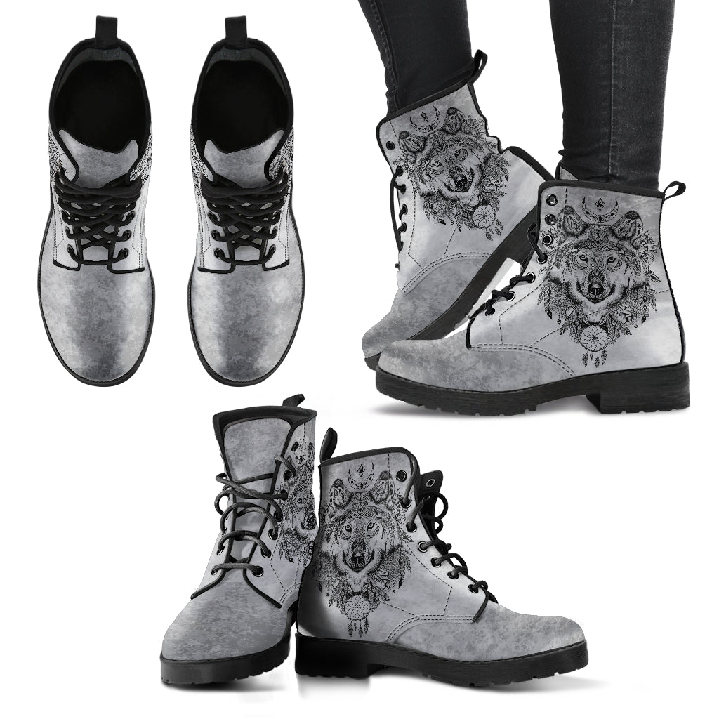 Boho Wolf 2 Handcrafted Boots - Express Shipping Included