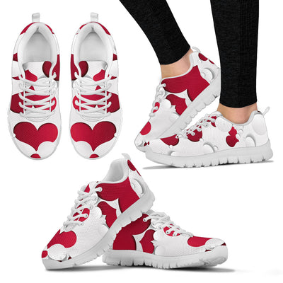 Valentine's Day Special-Heart2 Print Running Shoes For Women - Carbone's Marketplace
