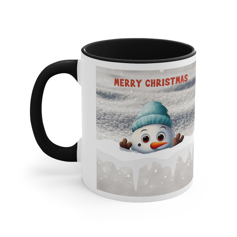 Merry Christmas Snowman, 11oz