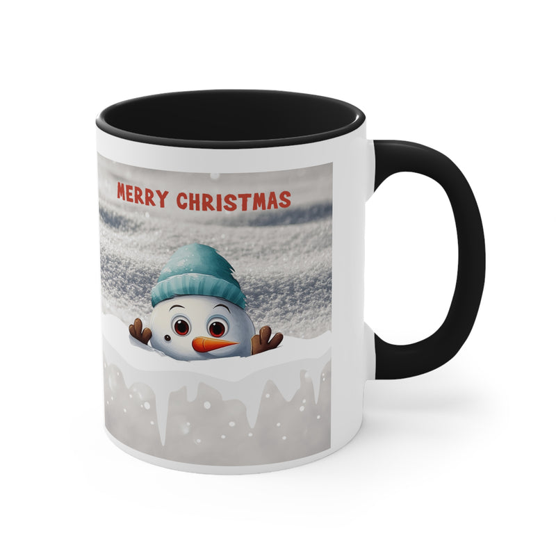 Merry Christmas Snowman, 11oz