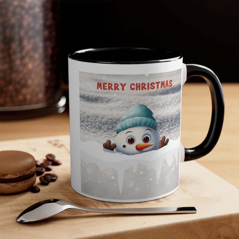 Merry Christmas Snowman, 11oz