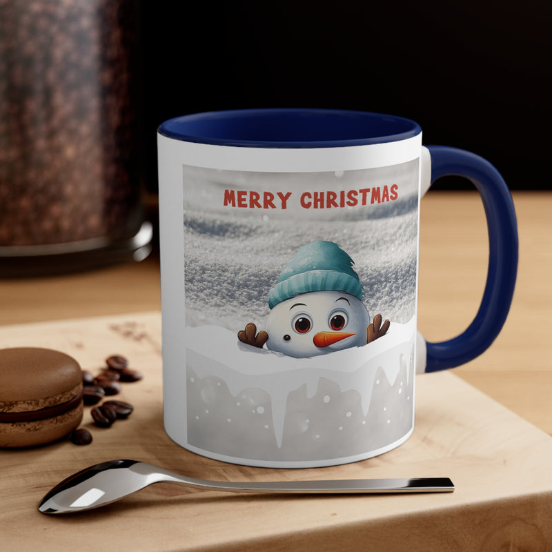 Merry Christmas Snowman, 11oz