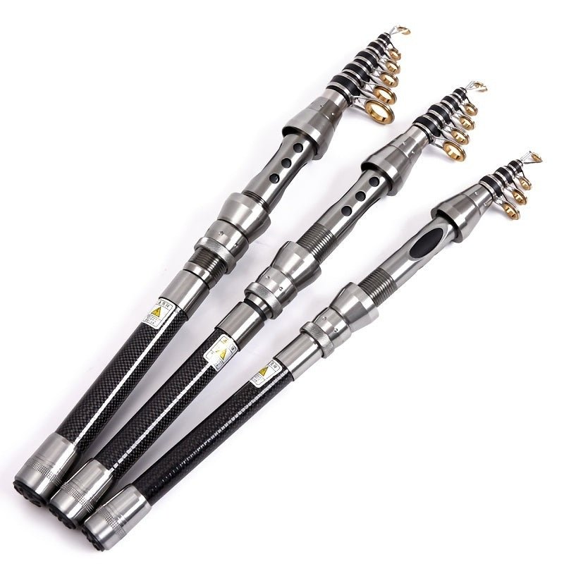 1pc Mini Carbon Telescopic Fishing Rod; Casting Pole For Sea Fishing Saltwater - Carbone's Marketplace