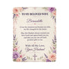 To My Beloved Wife Personalized Sherpa Blanket | Christian Gift From Husband