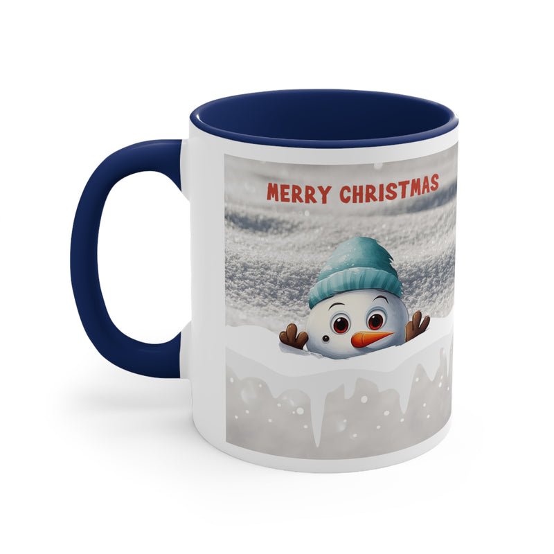 Merry Christmas Snowman, 11oz