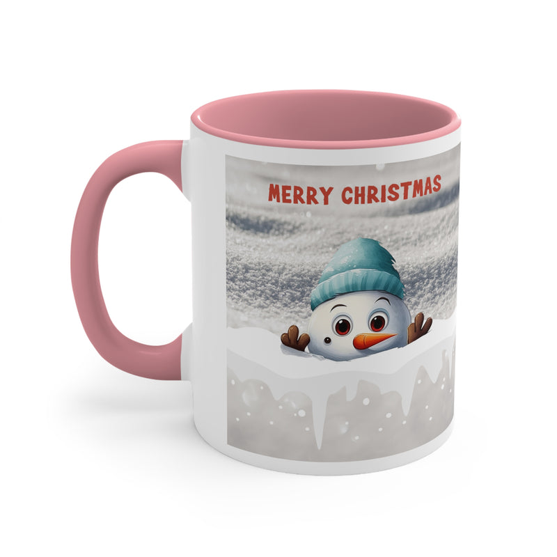 Merry Christmas Snowman, 11oz