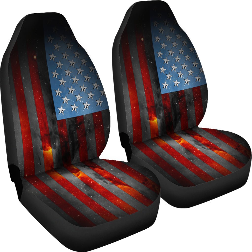 American Space Flag Seat Covers - Carbone's Marketplace