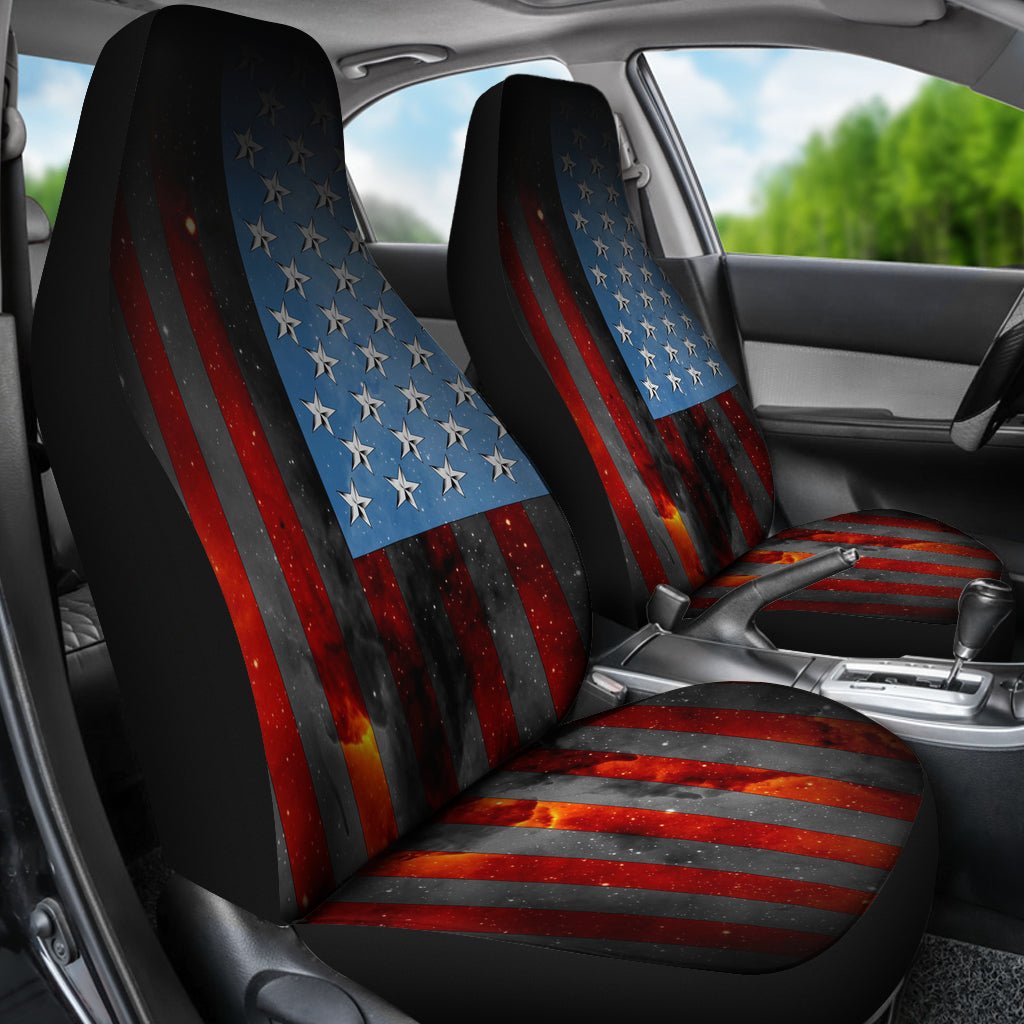American Space Flag Seat Covers - Carbone's Marketplace