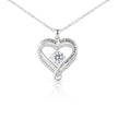Love You Always Necklace - The Words She'll Never Tire of Reading