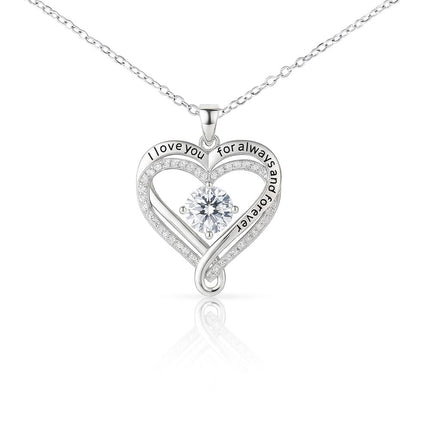 Love You Always Necklace - The Words She'll Never Tire of Reading