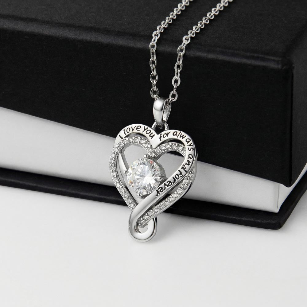 Love You Always Necklace - The Words She'll Never Tire of Reading