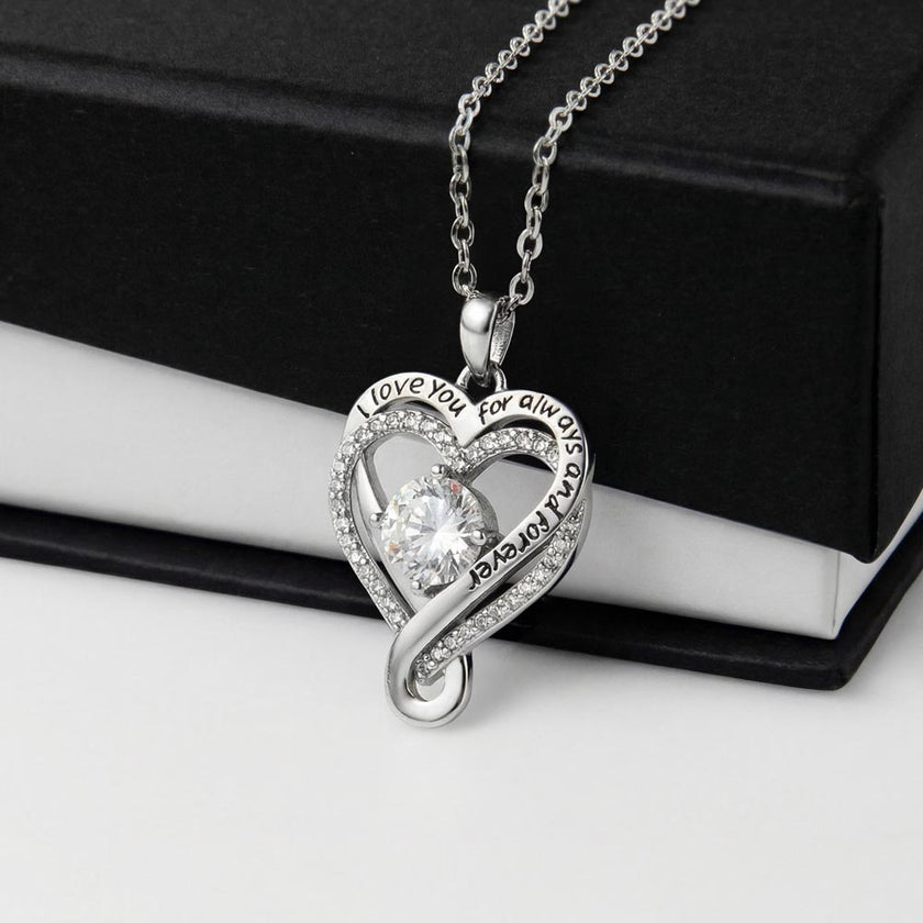 Love You Always Necklace - The Words She'll Never Tire of Reading