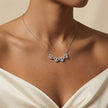 2-in-1 Magnetic Convertible Lucky Clover and Hearts Necklace