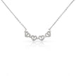 2-in-1 Magnetic Convertible Lucky Clover and Hearts Necklace