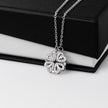 2-in-1 Magnetic Convertible Lucky Clover and Hearts Necklace