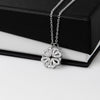 2-in-1 Magnetic Convertible Lucky Clover and Hearts Necklace