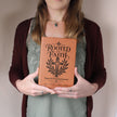 Rooted in Faith – Colossians 2:7 Engraved Vegan Leather Prayer Journal