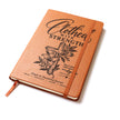 Clothed with Strength – Proverbs 31:25 Engraved Vegan Leather Prayer Journal