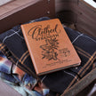 Clothed with Strength – Proverbs 31:25 Engraved Vegan Leather Prayer Journal