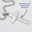Personalized Cross Necklace - To My Blessing from God