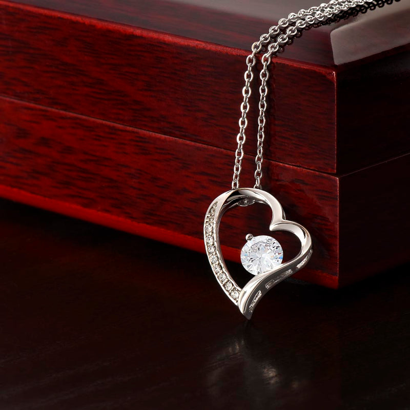 Unveil Timeless Romance with our Forever Love Necklace - A Symbolic Tribute to Everlasting Affection