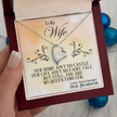 To My Wife — Forever Love Necklace (Fairy Tale Message Card)