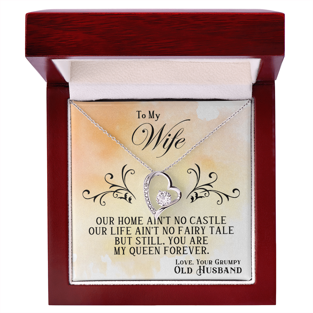 To My Wife — Forever Love Necklace (Fairy Tale Message Card)