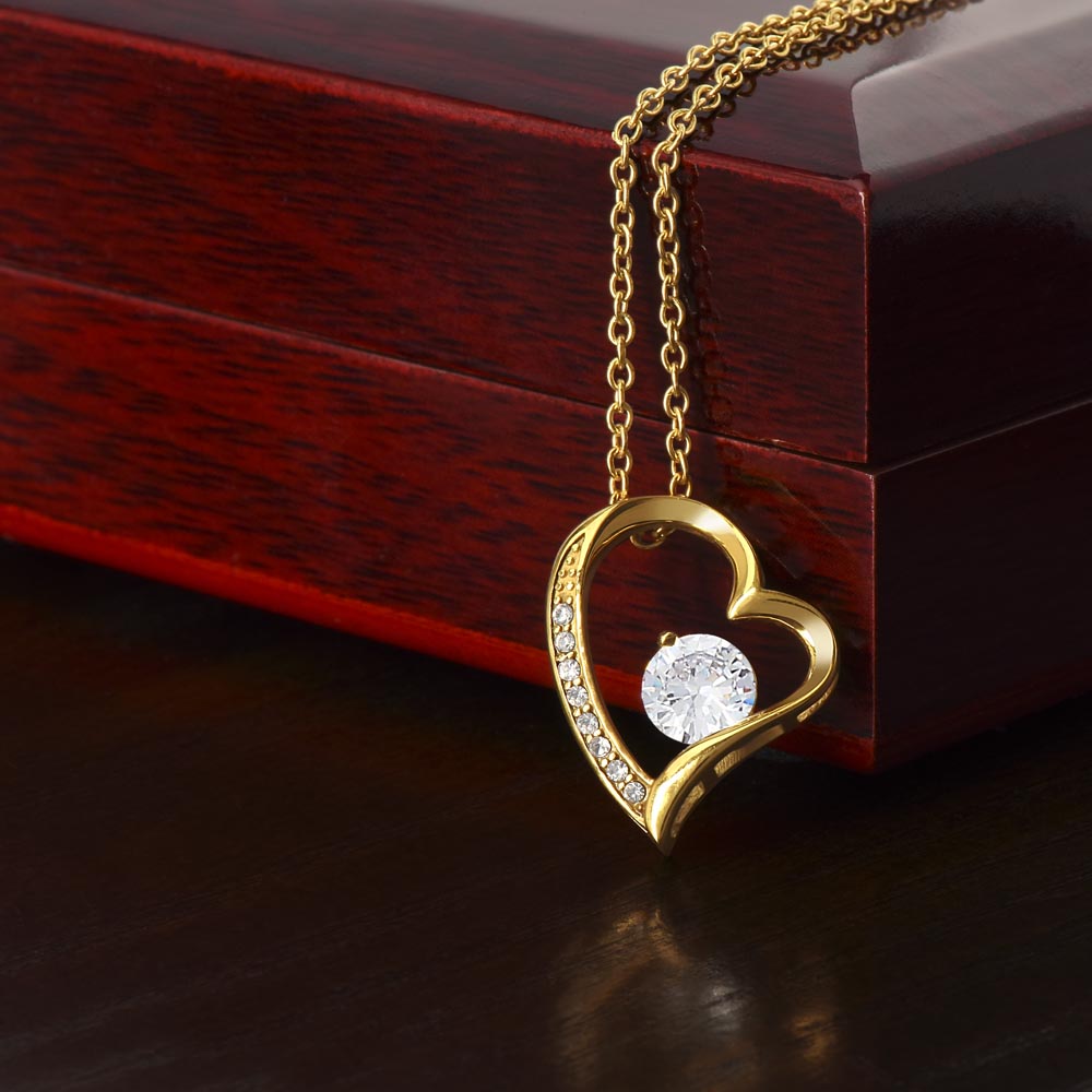 Unveil Timeless Romance with our Forever Love Necklace - A Symbolic Tribute to Everlasting Affection