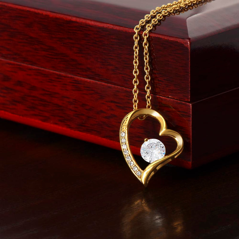 Unveil Timeless Romance with our Forever Love Necklace - A Symbolic Tribute to Everlasting Affection