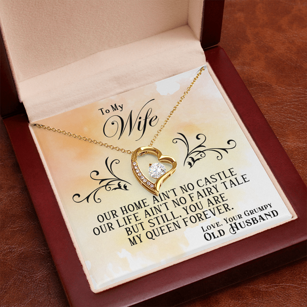 To My Wife — Forever Love Necklace (Fairy Tale Message Card)
