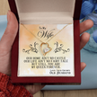 To My Wife — Forever Love Necklace (Fairy Tale Message Card)