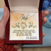 To My Wife — Forever Love Necklace (Fairy Tale Message Card)