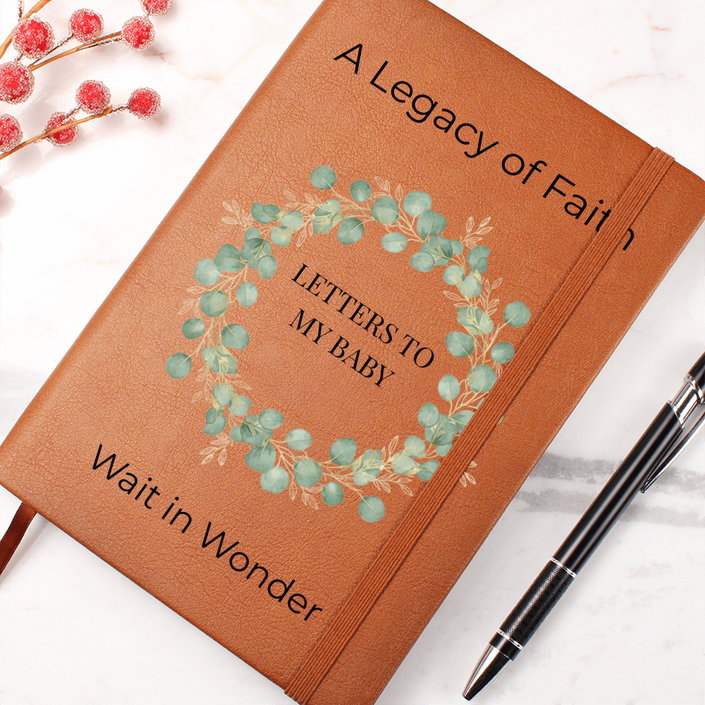 Letters to My Baby: Wait in Wonder | A Legacy of Faith Christian Pregnancy Journal & Keepsake Gift