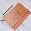 Personalized My Living Faith Journal – Vegan Leather Prayer & Reflection Journal