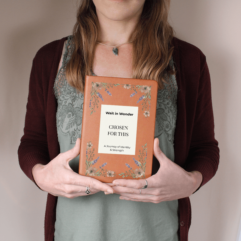 Chosen for This: A Faith-Filled Motherhood Journal & Identity War Binder | Premium Christian Pregnancy Affirmation & Prayer Keepsake