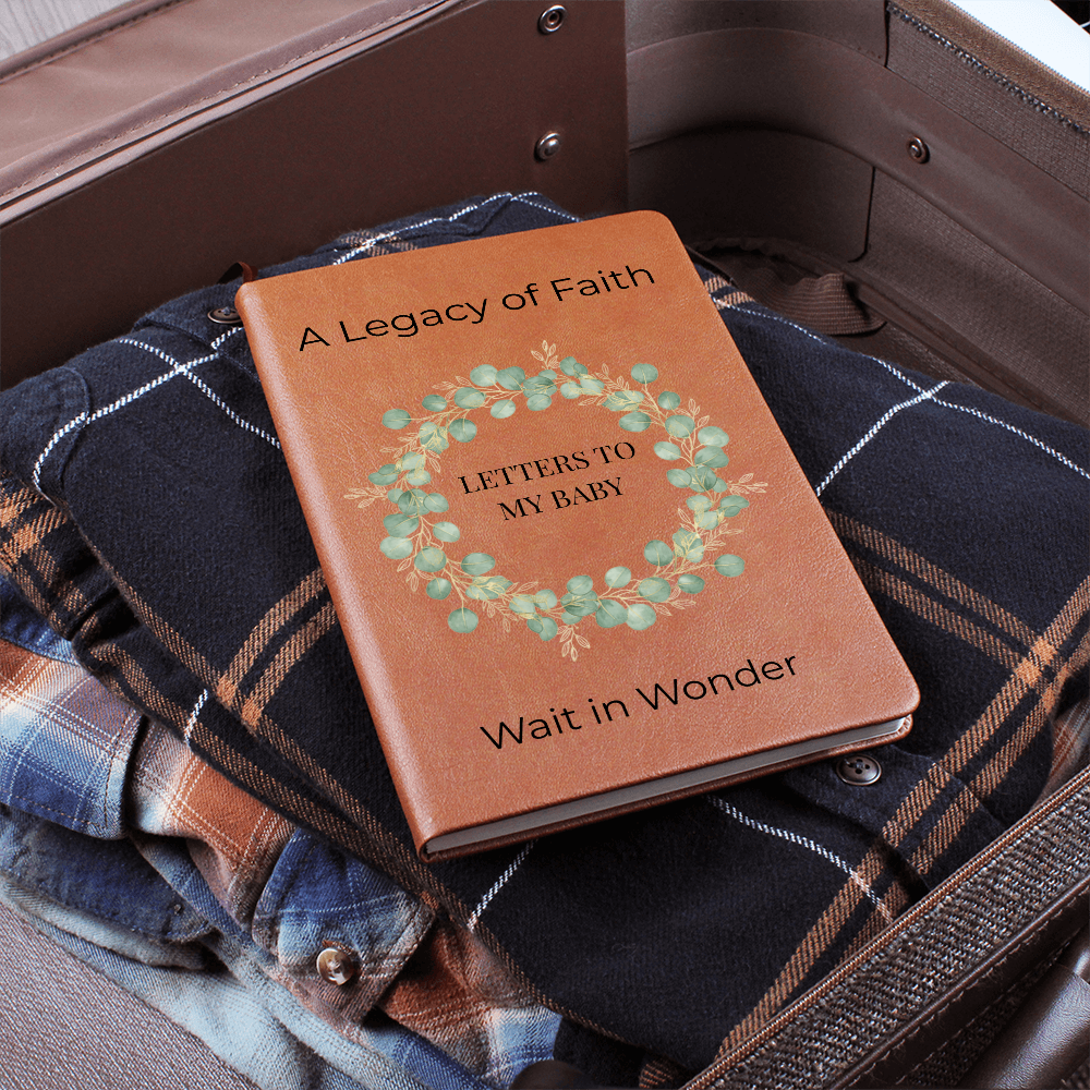 Letters to My Baby: Wait in Wonder | A Legacy of Faith Christian Pregnancy Journal & Keepsake Gift