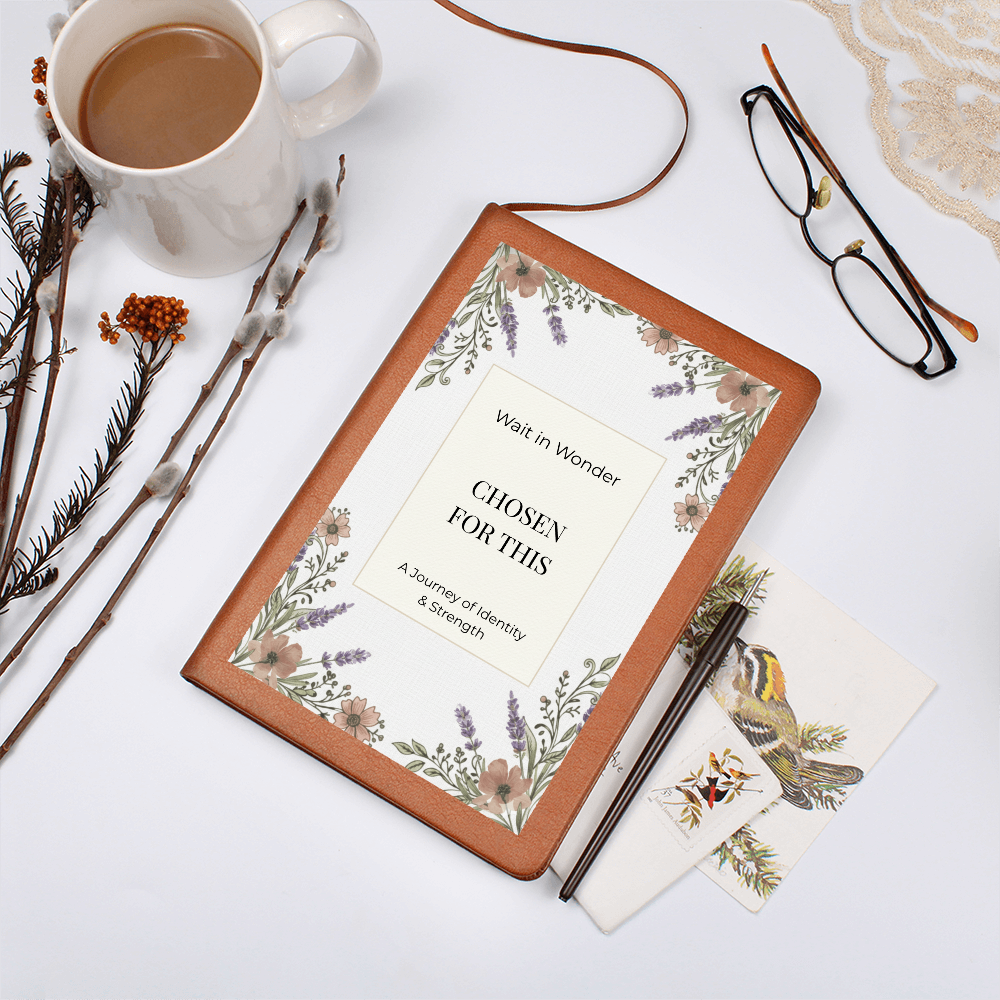 Chosen for This: A Faith-Filled Pregnancy Journal & Identity War Binder | Premium Christian Motherhood Keepsake Gift
