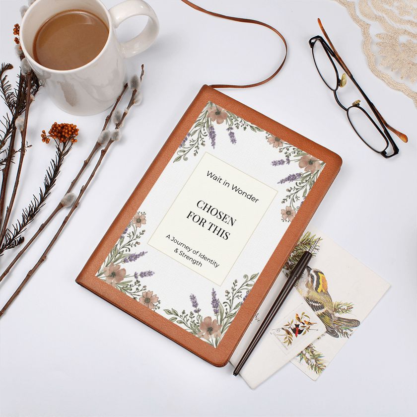 Chosen for This: A Faith-Filled Pregnancy Journal & Identity War Binder | Premium Christian Motherhood Keepsake Gift