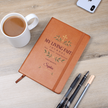 Personalized My Living Faith Journal – Vegan Leather Prayer & Reflection Journal