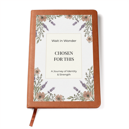 Chosen for This: A Faith-Filled Pregnancy Journal & Identity War Binder | Premium Christian Motherhood Keepsake Gift