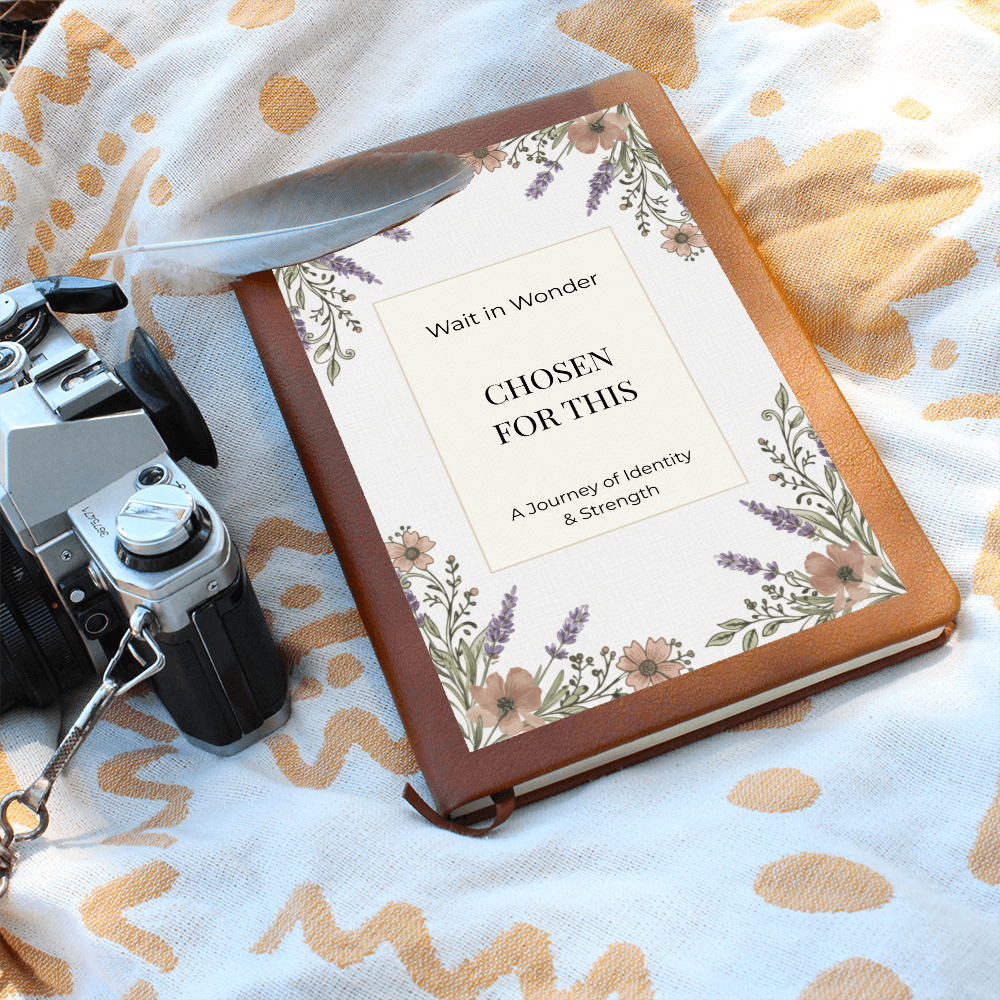 Chosen for This: A Faith-Filled Pregnancy Journal & Identity War Binder | Premium Christian Motherhood Keepsake Gift