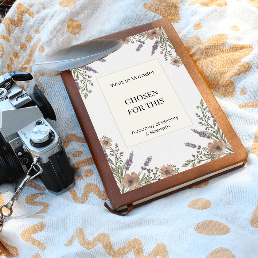 Chosen for This: A Faith-Filled Pregnancy Journal & Identity War Binder | Premium Christian Motherhood Keepsake Gift