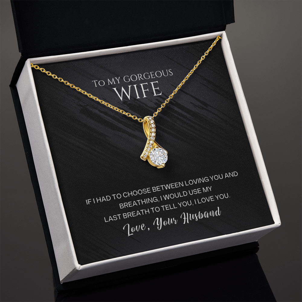 Promise of Forever Pendant – To My Gorgeous Wife