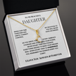 To My Beautiful Daughter – Alluring Beauty Necklace from Dad