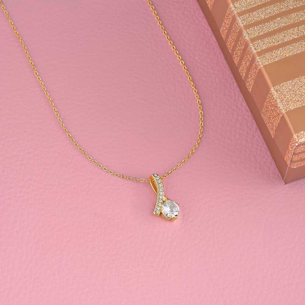 To My Beautiful Girlfriend - Alluring Beauty Necklace