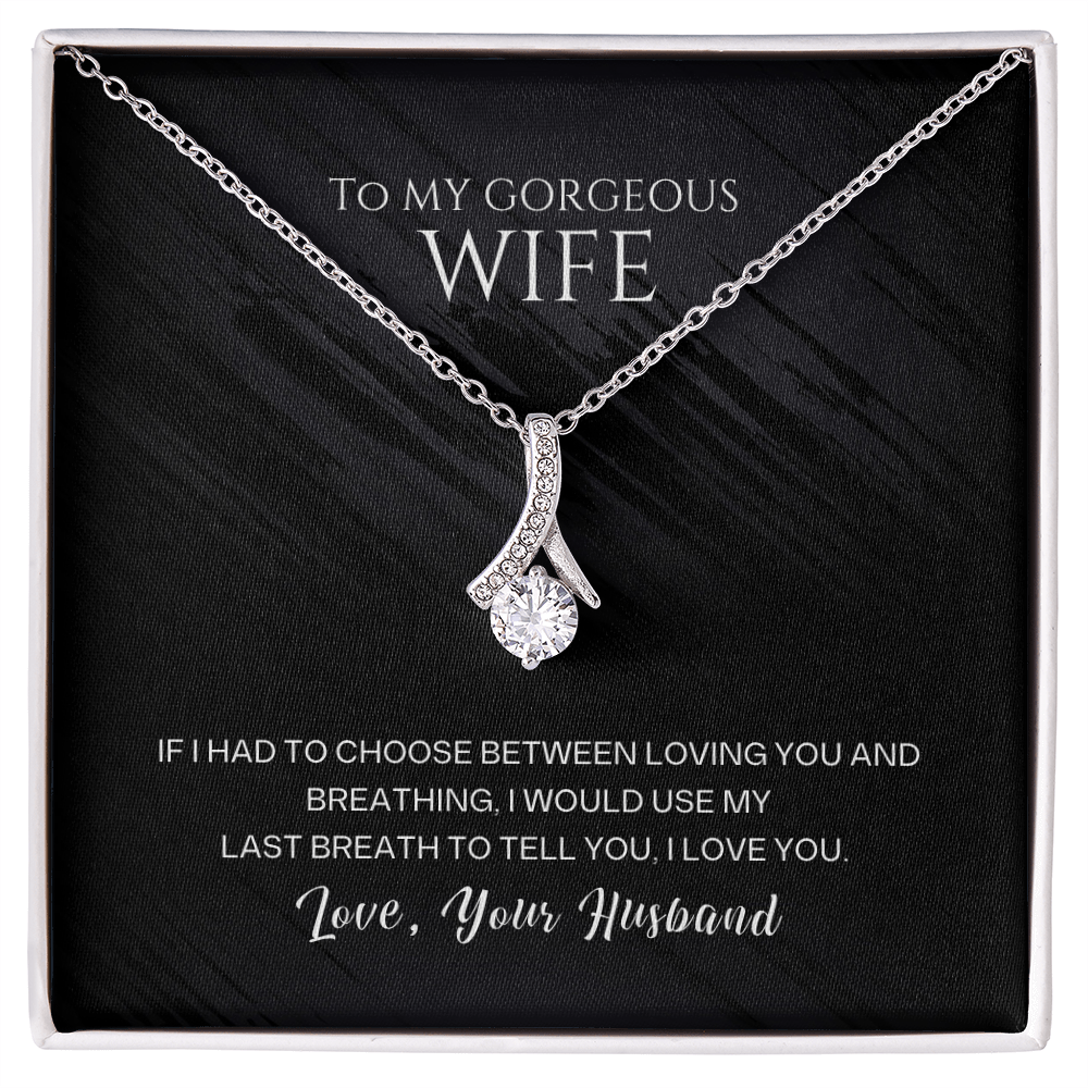 Promise of Forever Pendant – To My Gorgeous Wife