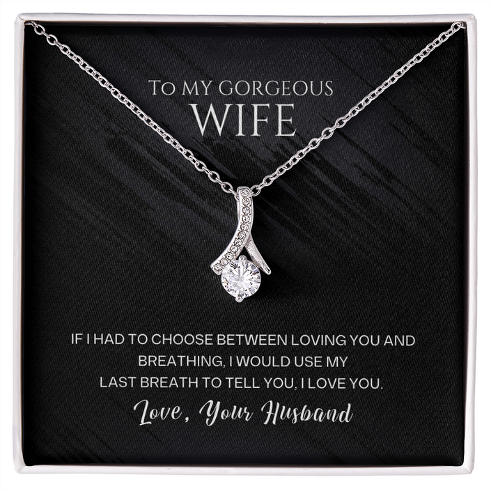 Promise of Forever Pendant – To My Gorgeous Wife