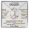To My Lovely Daughter – Eternal Love Necklace