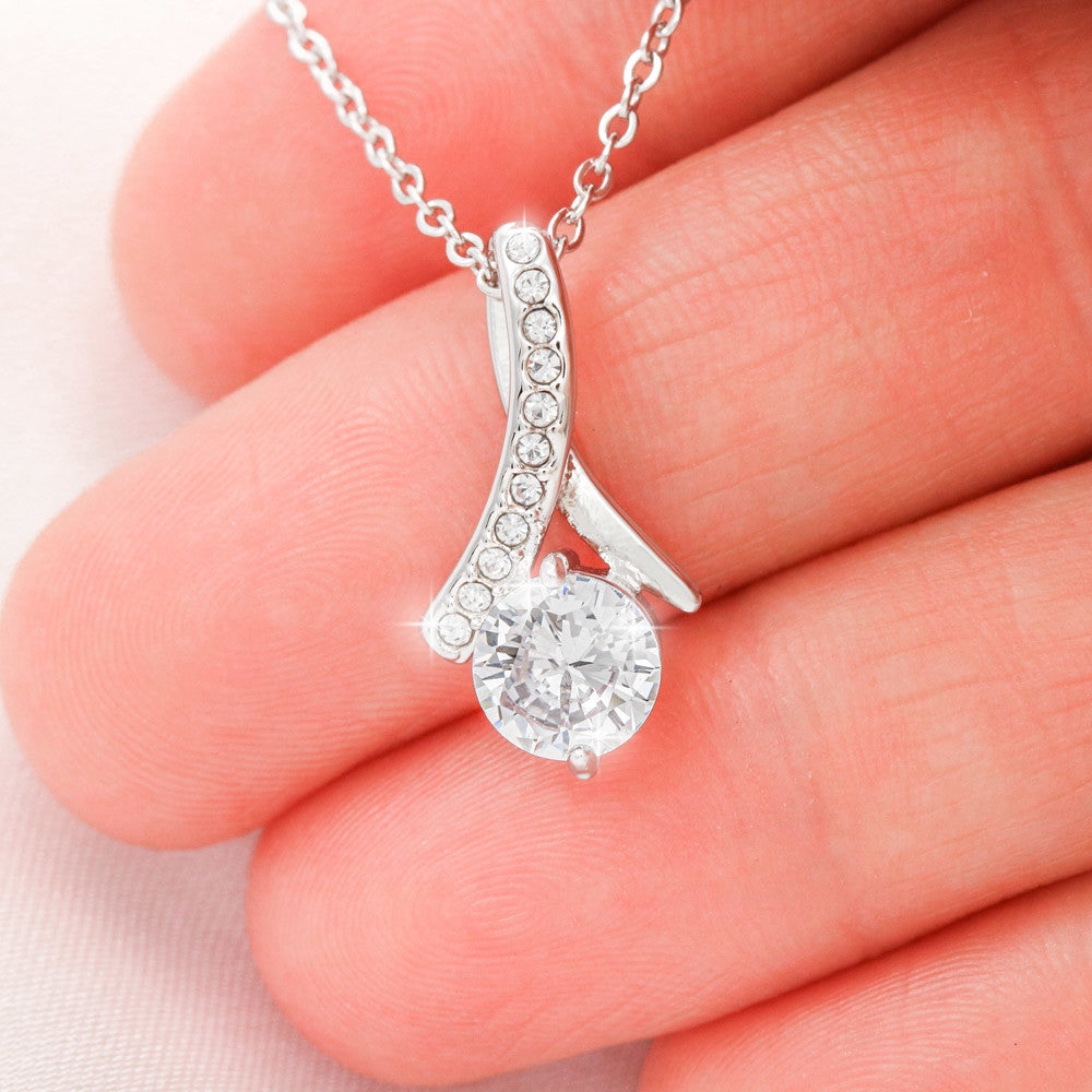 To My Beautiful Girlfriend - Alluring Beauty Necklace